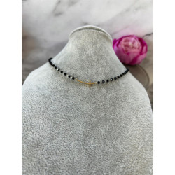 1038 Naszyjnik różaniec KRZYŻ KRZYŻYK KORALIKI