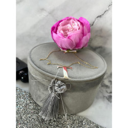 Złoty łańcuszek naszyjnik wisiorek LITERKA T Aisad