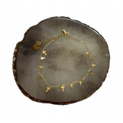 785 Złota bransoletka KRZYŻ...