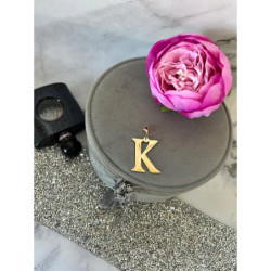 Wisiorek zawieszka literka litera K stal 316L