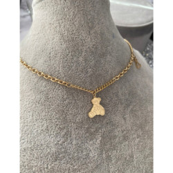1281 Złoty naszyjnik łańcuszek NA PREZENT STAL 316
