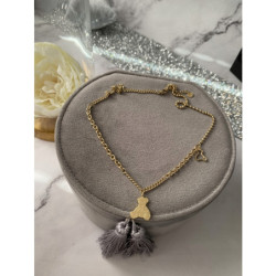 1281 Złoty naszyjnik łańcuszek NA PREZENT STAL 316