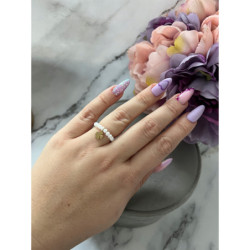 784 Pierścionek na gumce KONICZYNKA STAL 316L