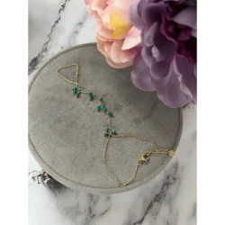 825 Bransoletka z łańcuszkiem na palec stal 316L