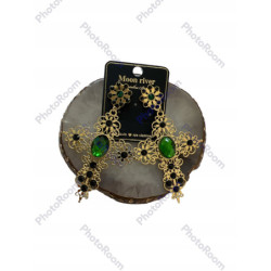 425 Złote kolczyki ażurowe...