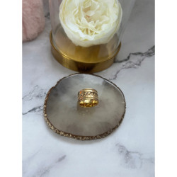 851 Pierścionek OBRĄCZKA SZEROKA r 8/18mm stal