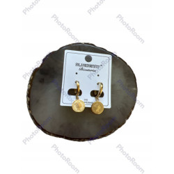 1307 Złote kolczyki...