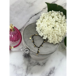 287 Bransoletka różaniec KULKI KORALIKI STAL 316