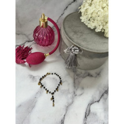 287 Bransoletka różaniec KULKI KORALIKI STAL 316