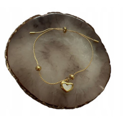 790 Złota bransoletka SERCE...