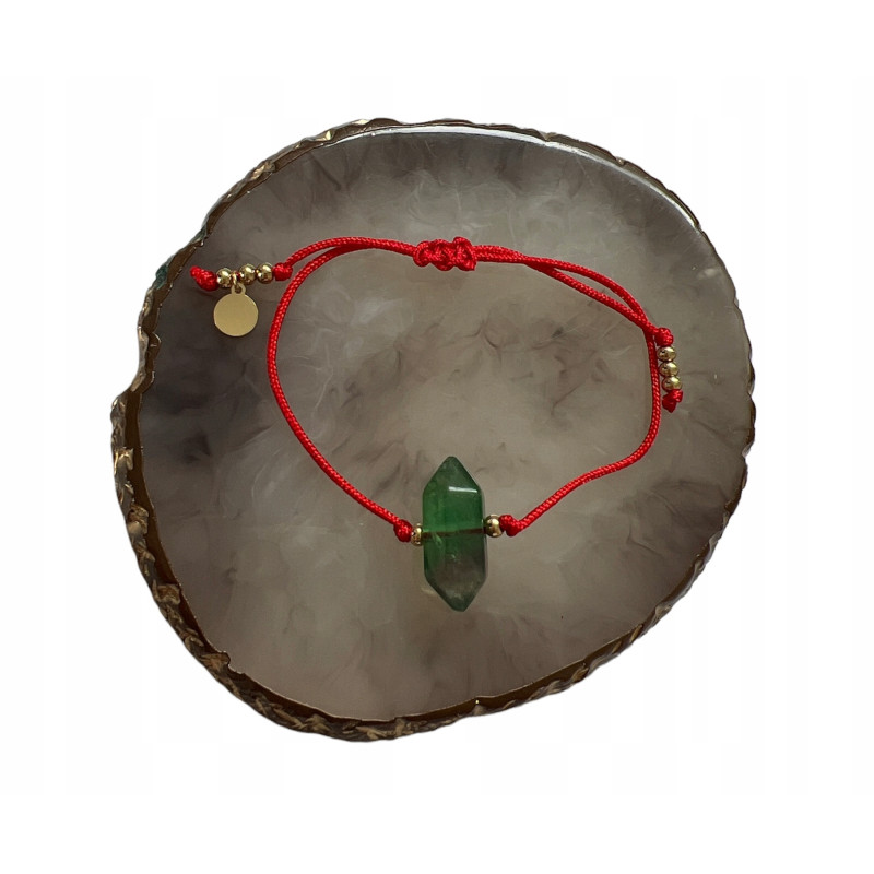 303 Bransoletka na sznurku SOPELEK KRYSZTAŁ STAL