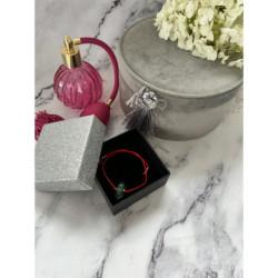 303 Bransoletka na sznurku SOPELEK KRYSZTAŁ STAL