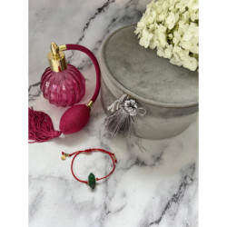 303 Bransoletka na sznurku SOPELEK KRYSZTAŁ STAL