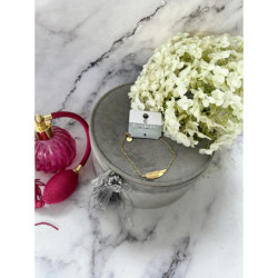 465 Bransoletka BLUEBERRY PIÓRKO STAL 316L