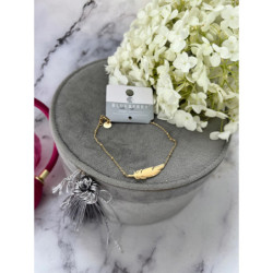 465 Bransoletka BLUEBERRY PIÓRKO STAL 316L