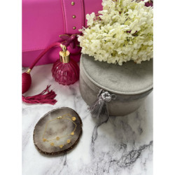 262 Złota bransoletka KONICZYNKA SERCE STAL 316L