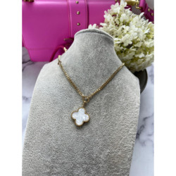 174 Złoty naszyjnik pancerka KONICZYNKA MASA PERŁO