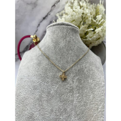 102 Złoty naszyjnik celebrytka KONICZYNKA STAL 316