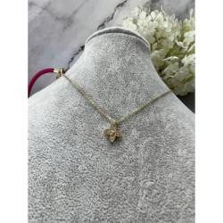 102 Złoty naszyjnik celebrytka KONICZYNKA STAL 316