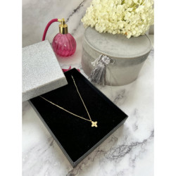 102 Złoty naszyjnik celebrytka KONICZYNKA STAL 316