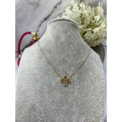 971 Złoty naszyjnik celebrytka KONICZYNKA STAL 316