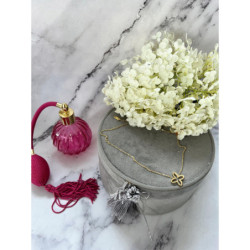 971 Złoty naszyjnik celebrytka KONICZYNKA STAL 316