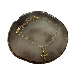 540 Złota bransoletka KRZYŻ...