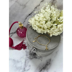 540 Złota bransoletka KRZYŻ KRZYŻYK STAL 316L