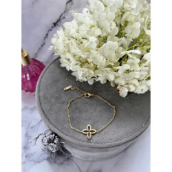 366 Złota bransoletka KONICZYNKA STAL 316L