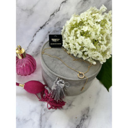 228 Złoty naszyjnik krawatka GWÓŹDŹ stal 316L