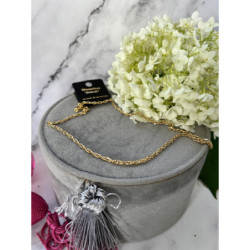 1225 Złoty łańcuszek celebrytka KORDA STAL 316L