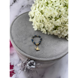 1333 Pierścionek na gumce KORALIKI STAL 316L