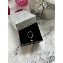 1333 Pierścionek na gumce KORALIKI STAL 316L