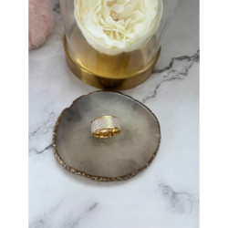 1128 Pierścionek OBRĄCZKA SZEROKO HOLO r 8/18mm