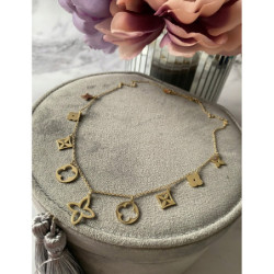 587 Celebrytka łańcuszek KONICZYNKA STAL 316L