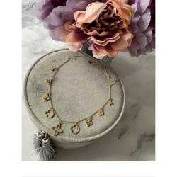 587 Celebrytka łańcuszek KONICZYNKA STAL 316L