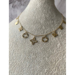 587 Celebrytka łańcuszek KONICZYNKA STAL 316L