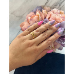 217 Pierścionek piękny X stal r 10/20mm