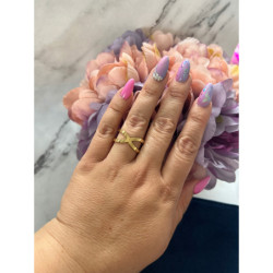 217 Pierścionek piękny X stal r 10/20mm