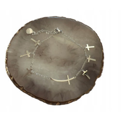 730 Srebrna bransoletka...