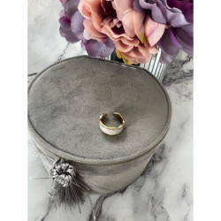 883 Pierścionek biały obrączka roz 6/16mm