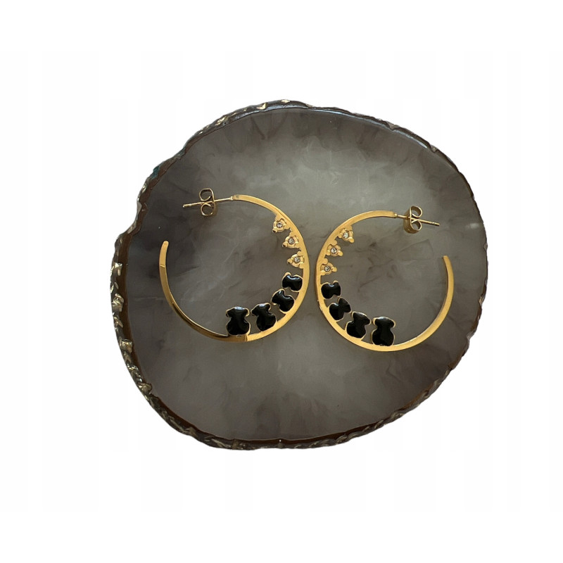 1258 Kolczyki koła NA PREZENT STAL 316 HIT