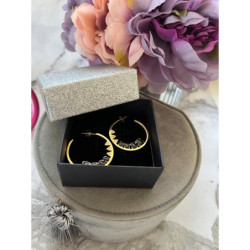 1258 Kolczyki koła NA PREZENT STAL 316 HIT