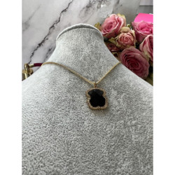 331 Złoty naszyjnik NA PREZENT WISIOREK STAL 316L