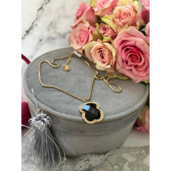 331 Złoty naszyjnik NA PREZENT WISIOREK STAL 316L