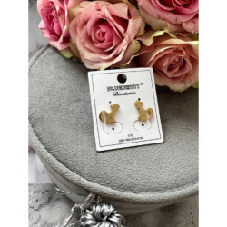 148 Złote kolczyki BLUEBERRY My Little Pony kucyk