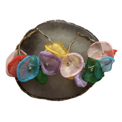 168 Złote kolczyki koła...