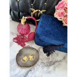 580 Złote kolczyki wkrętki KOT KOTEK stal 316L