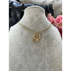 236 Złoty naszyjnik NA PREZENT DELIKATNY STAL 316