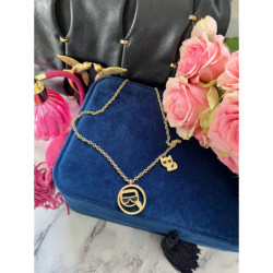 480 Złoty naszyjnik NA PREZENT DELIKATNY STAL 316